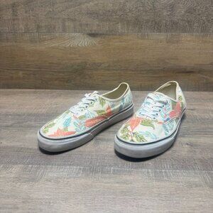Vans Off The Wall Doren Leaf Print Canvas Sneakers Women's Size 8.5